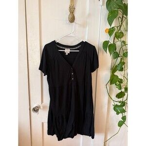 Knox Rose women’s size large black short sleeve dress